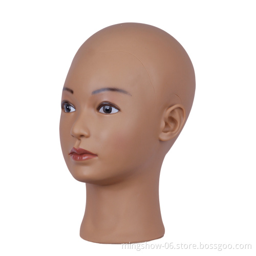 Fast delivery 54cm wig headstand display female mannequin head